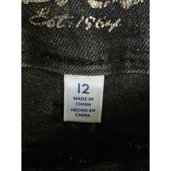 Women's Seven7 Black Distressed Jeans Size 12 - Picture 6 of 7